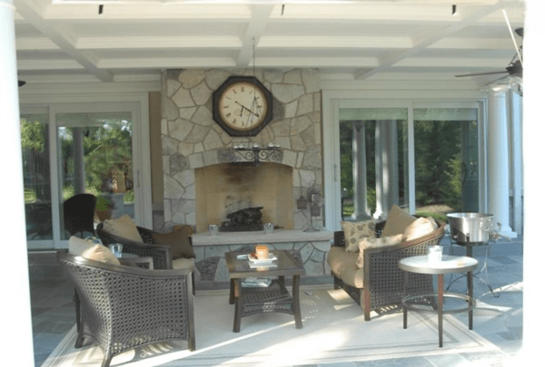 Stonework, layers, and greenery can all be used to customize your porch