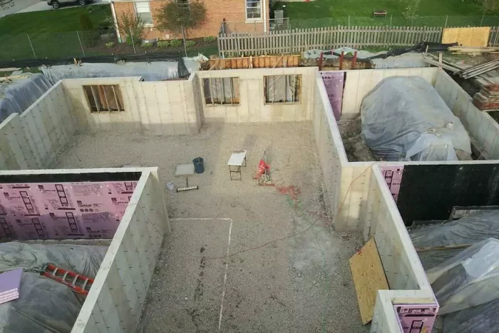 basement of new house glenview
